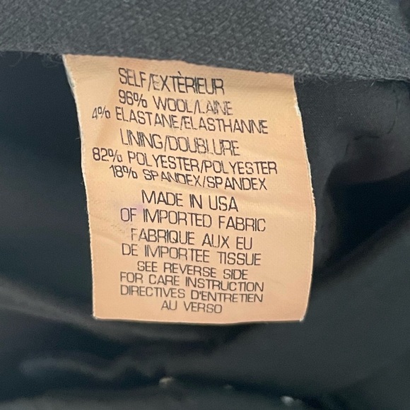 Theory testra 2B edition wool pants. Size 0. Black EUC - Picture 3 of 5